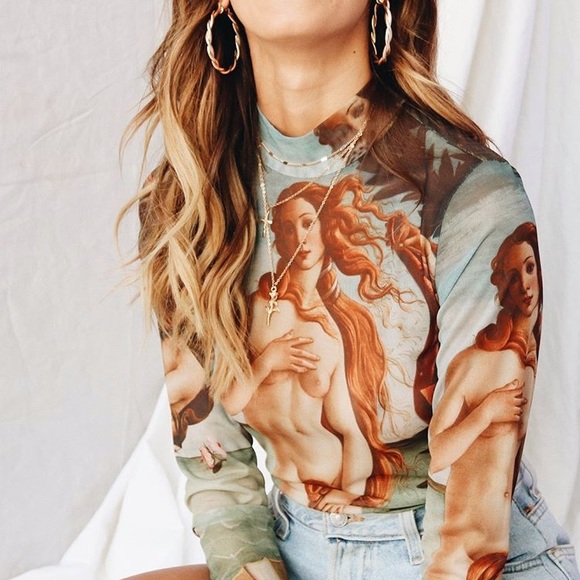 Verge Girl Tops - Renaissance mesh top